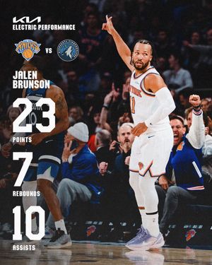 Image post by @nyknicks on Twitter