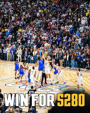 Image post by @nuggets on Instagram
