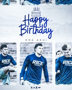 Image post by @ricefootball on Instagram