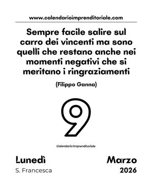 Image post by @calendarioimprenditoriale on Instagram