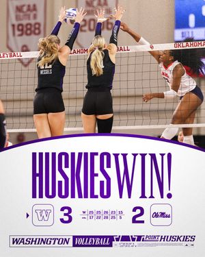 Image post by @uwvolleyball on Instagram