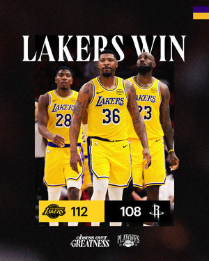 Image post by @lakers on Instagram