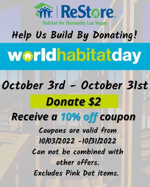 Image post by @HabitatLasVegas on Facebook