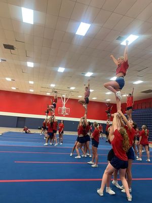 Image post by @southalabama.cheerleading on Facebook