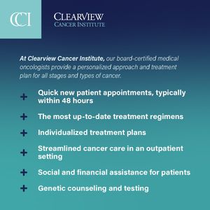 Image post by @clearviewcancerinstitute on Instagram