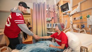 Video post by @49ersFoundation on Facebook