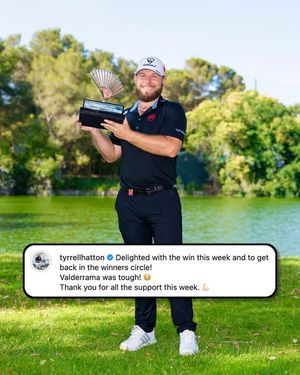 Image post by @livgolfleagueofficial on Facebook
