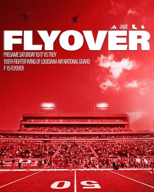 Image post by @RaginCajunsFB on Twitter/X