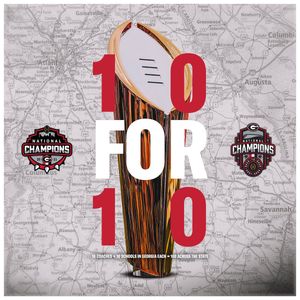 Image post by @GeorgiaFootball on Twitter