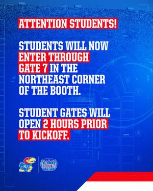Image post by @KU_Football on Twitter