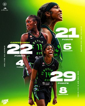 Image post by @seattlestorm on Instagram