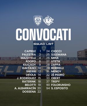 Image post by @cagliaricalcio on Instagram