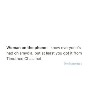 Image post by @overheardnewyork on Instagram