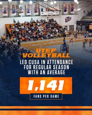 Image post by @UTEPVB on Twitter