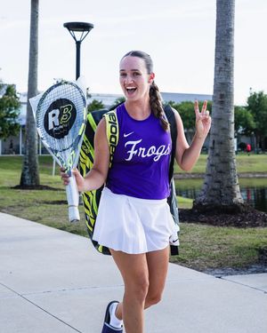 Image post by @tcuwomenstennis on Instagram