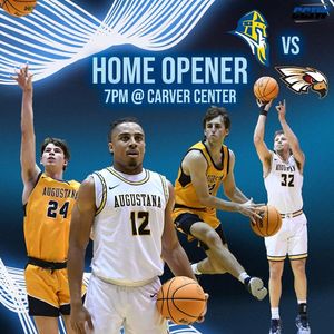 Image post by @Augustana Basketball on Facebook