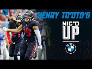 Video post by @HoustonTexans on YouTube