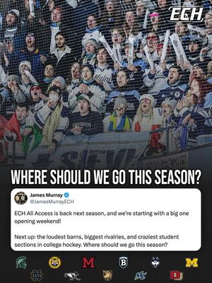 Image post by @everythingcollegehockey on Instagram