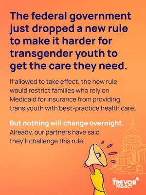 Image post by @trevorproject on Instagram