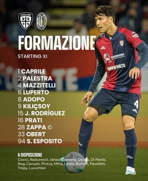 Image post by @cagliaricalcio on Instagram