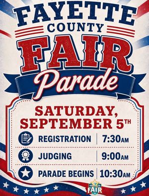 Image post by @fayettecofairtx on Instagram