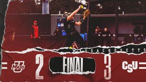 Image post by @UMassSoftball on Twitter