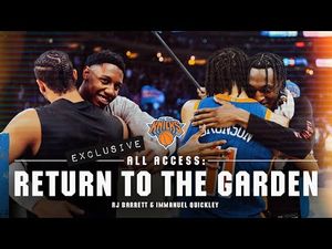 Video post by @NYKnicks on YouTube