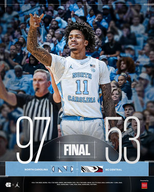 Image post by @unc_basketball on Instagram