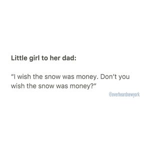 Image post by @overheardnewyork on Instagram