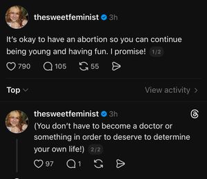 Image post by @thesweetfeminist on Instagram