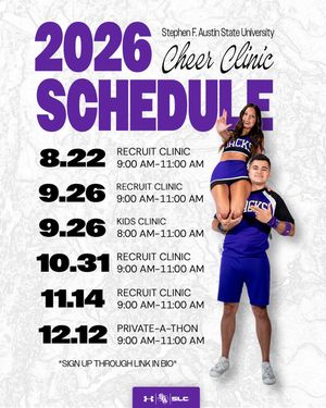 Image post by @sfa_cheer_ on Instagram