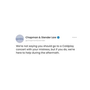 Image post by @chapmanstenderlaw on Instagram