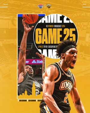 Image post by @umbcbasketball on Instagram