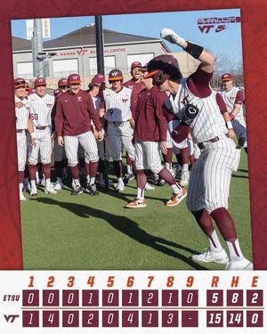 Image post by @hokiesbaseball on Instagram