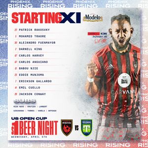 Image post by @phxrisingfc on Instagram