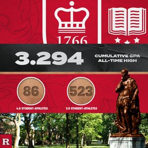 Image post by @RUAthletics on Twitter