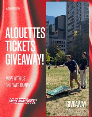 Image post by @mcgillrecreation on Instagram