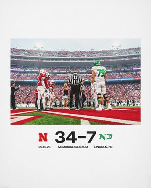 Image post by @huskerfootball on Instagram