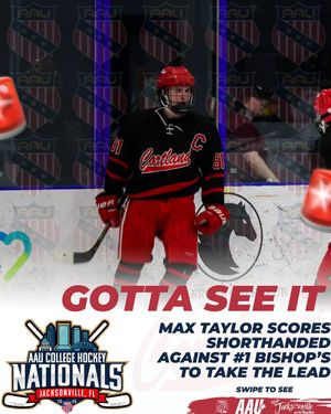 Image post by @aau_collegehockey on Instagram