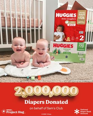 Image post by @huggies on Instagram