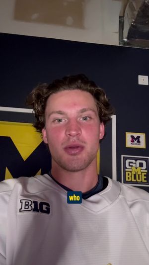 Video post by @umichhockey on TikTok