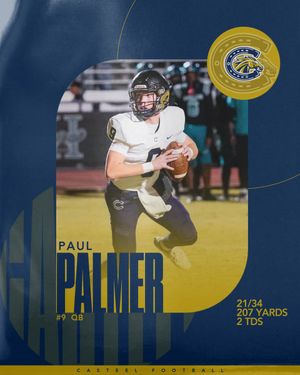 Image post by @CasteelFootball on Twitter