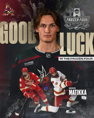 Image post by @ArizonaCoyotes on Twitter/X