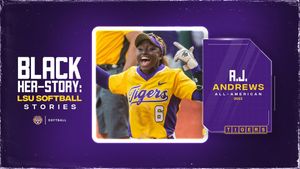 Image post by @LSUsoftball on Twitter