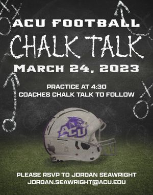 Image post by @ACUFootball on Twitter