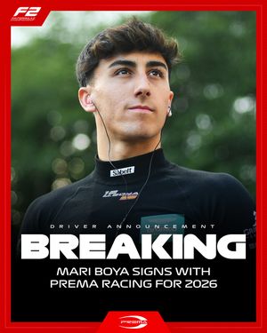 Image post by @formula2 on Instagram