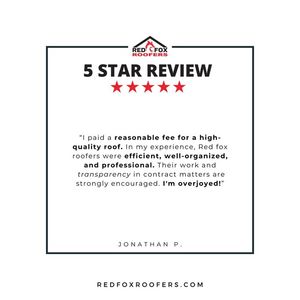 Image post by @redfoxroofers on Facebook