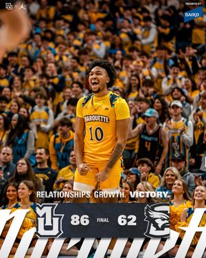 Image post by @marquette.basketball on Instagram