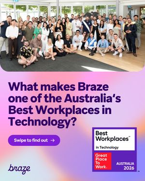 Image post by @braze on Instagram