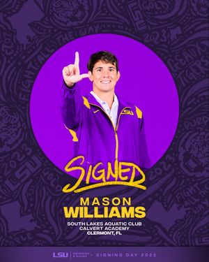 Image post by @LSUSwimDive on Twitter